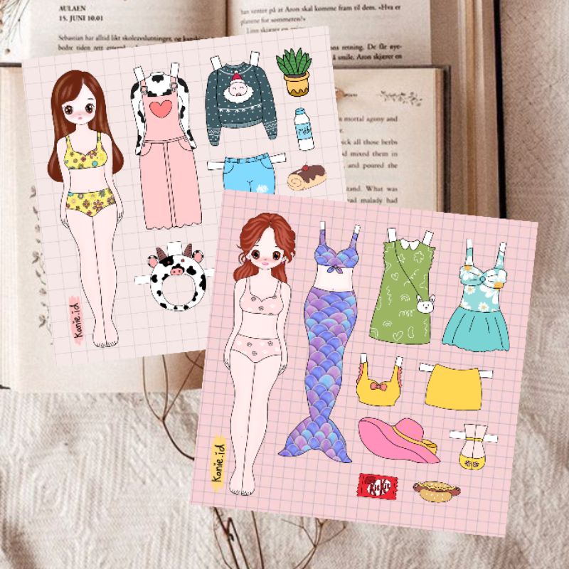 BP BPAN /BONGKAR PASANG/BAJU-BAJUAN/PAPER DOLLS/MAINAN JADUL