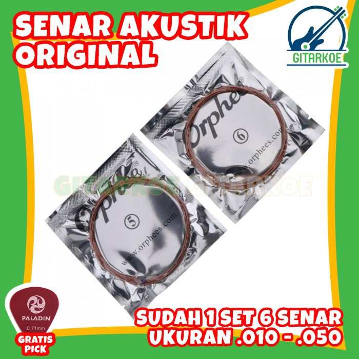 Senar Gitar Akustik Original .010-.050 Professional RA-37H Orphee SA37