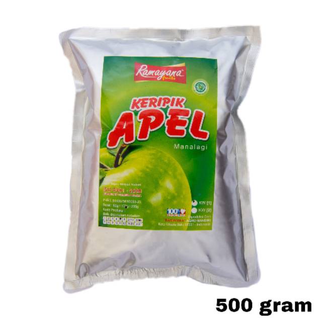 

Keripik Apel Buah kripik oleh-oleh khas Malang 500 gram Ternikmat