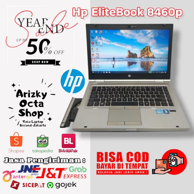 LAPTOP RAM 16GB HP Elitebook IntelCorei7 ssd512gb Windows 10 Pro 64-bit body ok harga murah