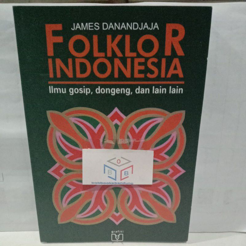 buku folklor Indonesia James danandjaja
