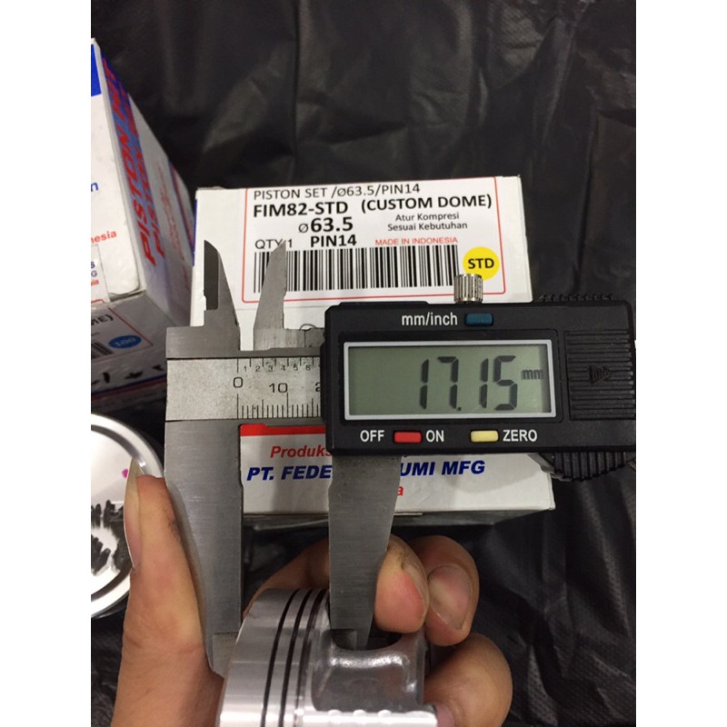 Seher piston kit fim mentah 63.5mm 64mm 64.5mm 65mm pin 13 14 15-4