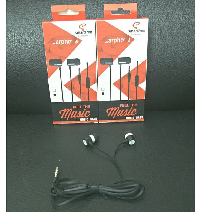 Headset Earphone Handsfree Original Smartfren Andromax Extrabass GR-08