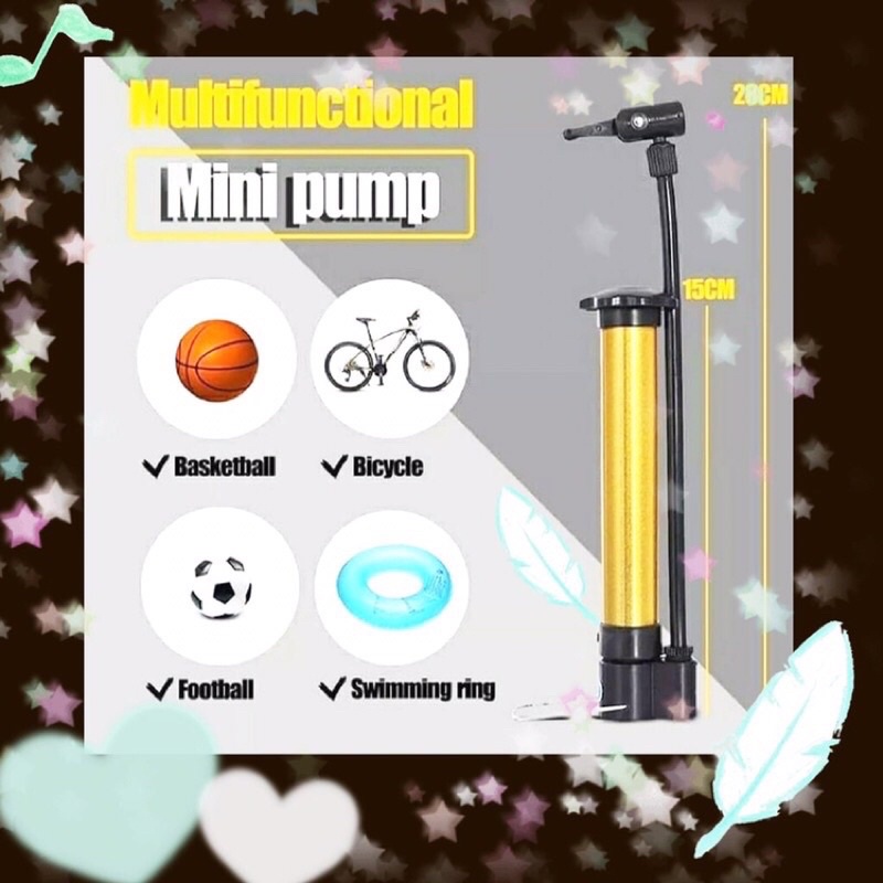 Pompa Angin Ban Sepeda Balon Kasur Bantal Renang Mini Portable 0723