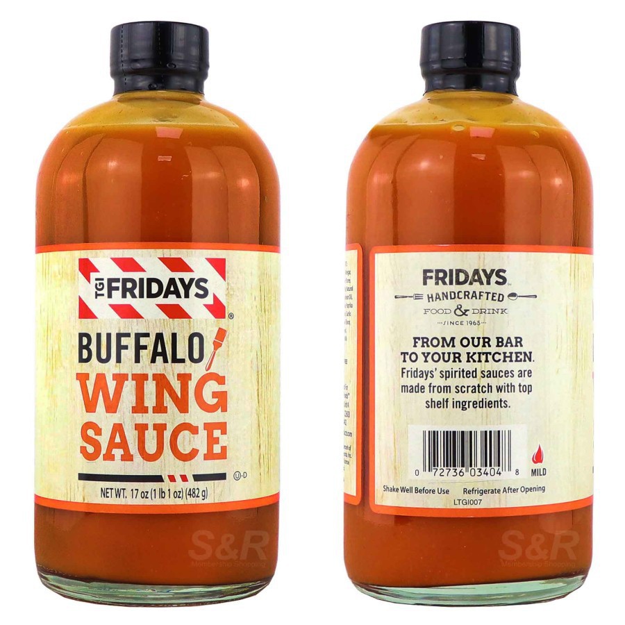 

TGI FRIDAYS BUFFALO WINGS SAUCE 482GR | saus | bumbu