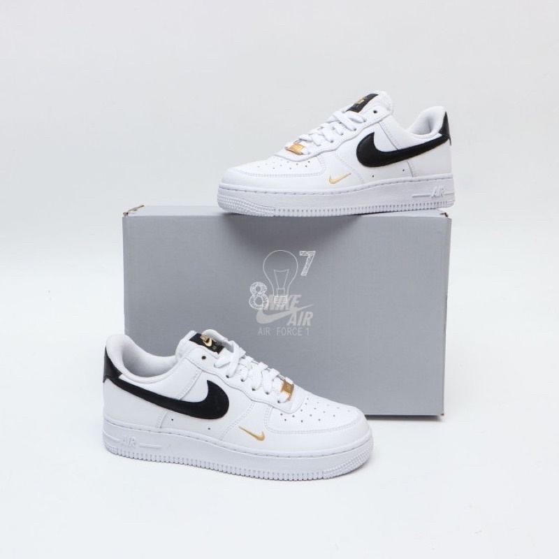 Air Force 1 Low White Black Gold