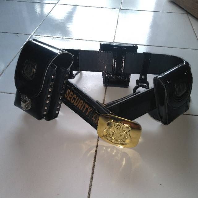 kopel sabuk logo satpam kopel security lengkap 3 kotak