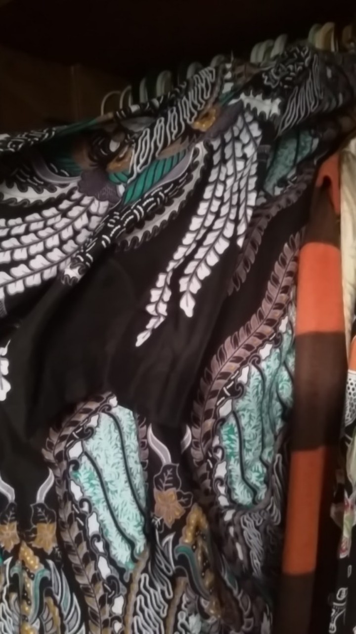 Batik Couple Keluarga Sania Ruffle Ori Ndoro Jowi Dnt Madu Ijo