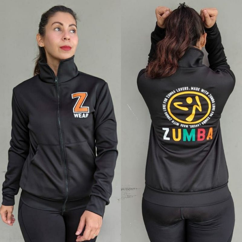 jaket olahraga wanita zumba wear