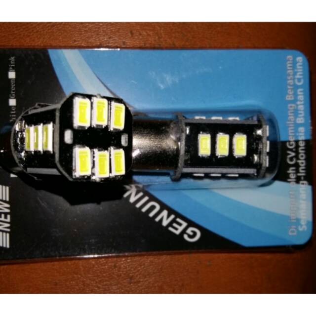 Lampu stop belakang 18 LED Diam &amp; kedip