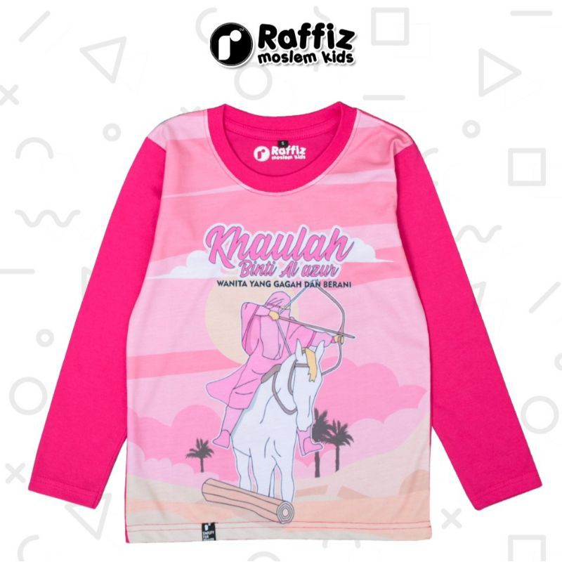 Jual Raffiz Kidz Moeslim Shirt Long Sleeve Khaulah Binti Al Azur Wanita ...