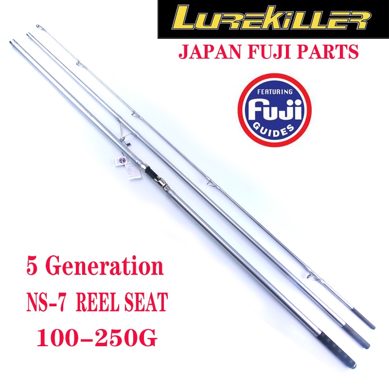 Lurekiller New Japan Fuji Parts 4.2M 3 Sections Surfcasting Rod 100-250g High Carbon Beach Rod Saltw