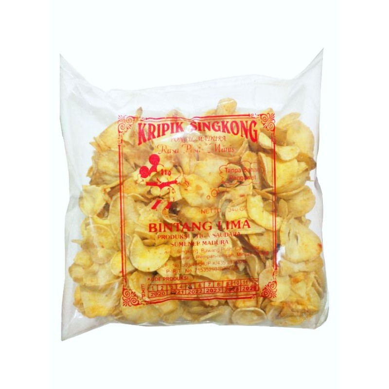 

Keripik Singkong Pedas Manis 85g