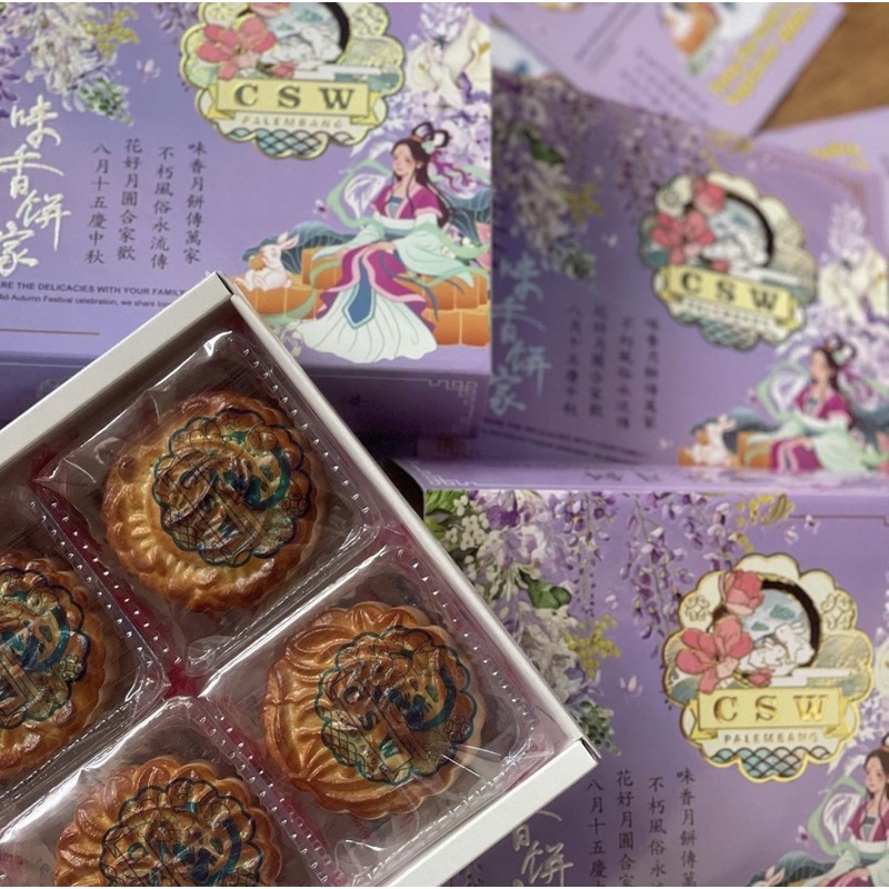 Mooncake CSW Halal & Vegetarian per Box