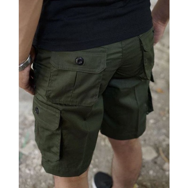 PROMO BAYAR DITEMPAT [BISA COD] size 27_34 YANG LAGI HITS celana pendek pria cargo kimpul Gunung PDL Army loreng Mma casual terlaris