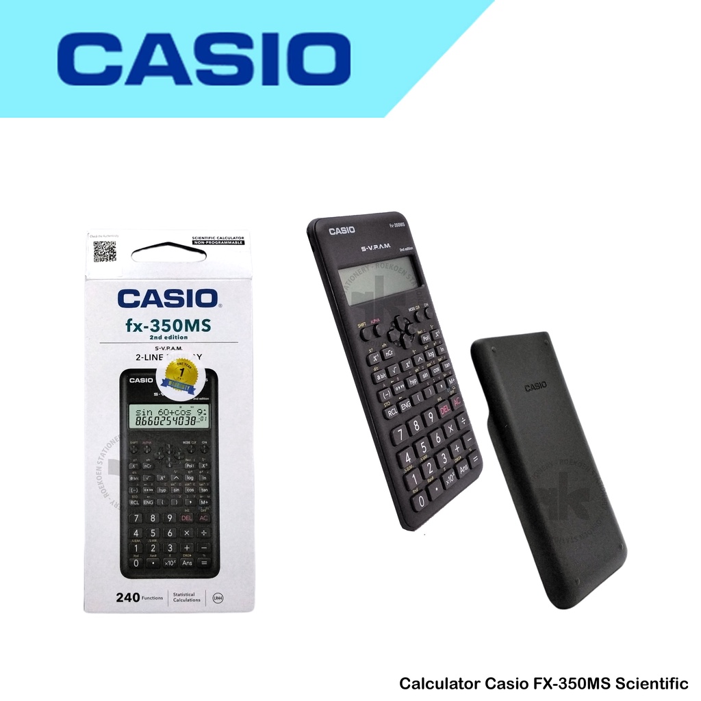 

Casio Calculator Scientific FX-350MS 2nd edition