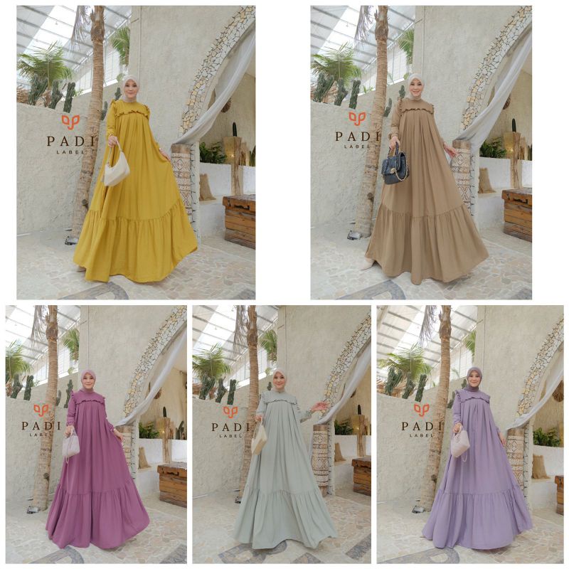 Youra dress by padi label - gamis termurah