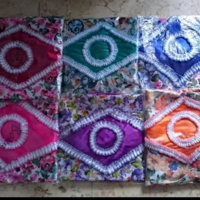 Taplak Meja Bunga Rempel/Taplak Meja Cantik