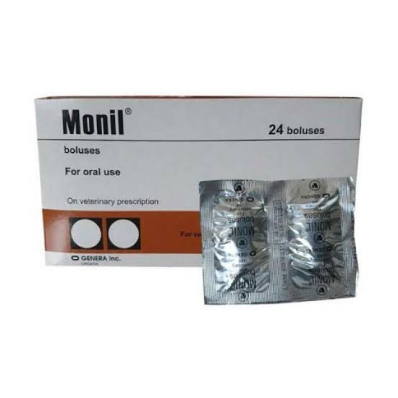 Monil bolus 1 box isi 24 / obat cacing sapi bolus / obat cacing hewan ternak ASLI 100% JAMIN !