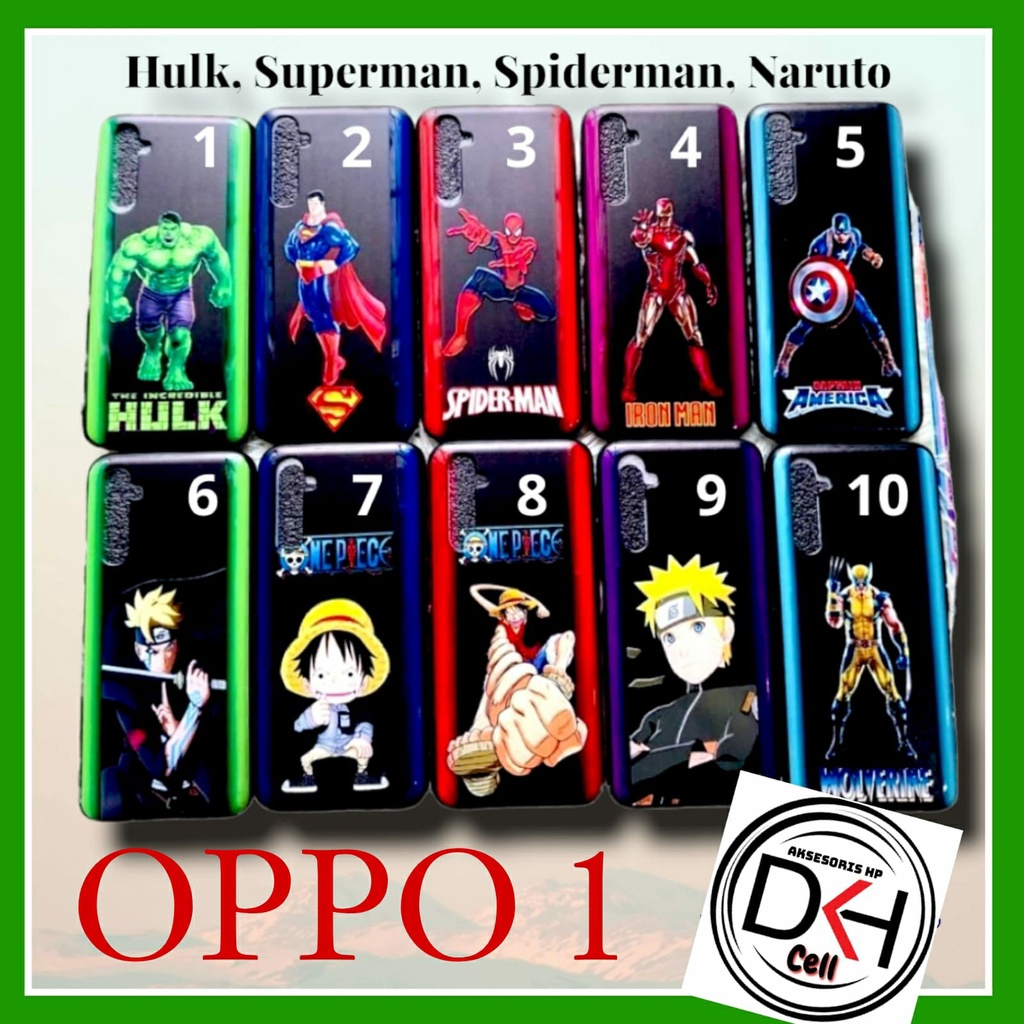 Superhero Karakter hulk naruto hard Case OPPO A37 A37F A59