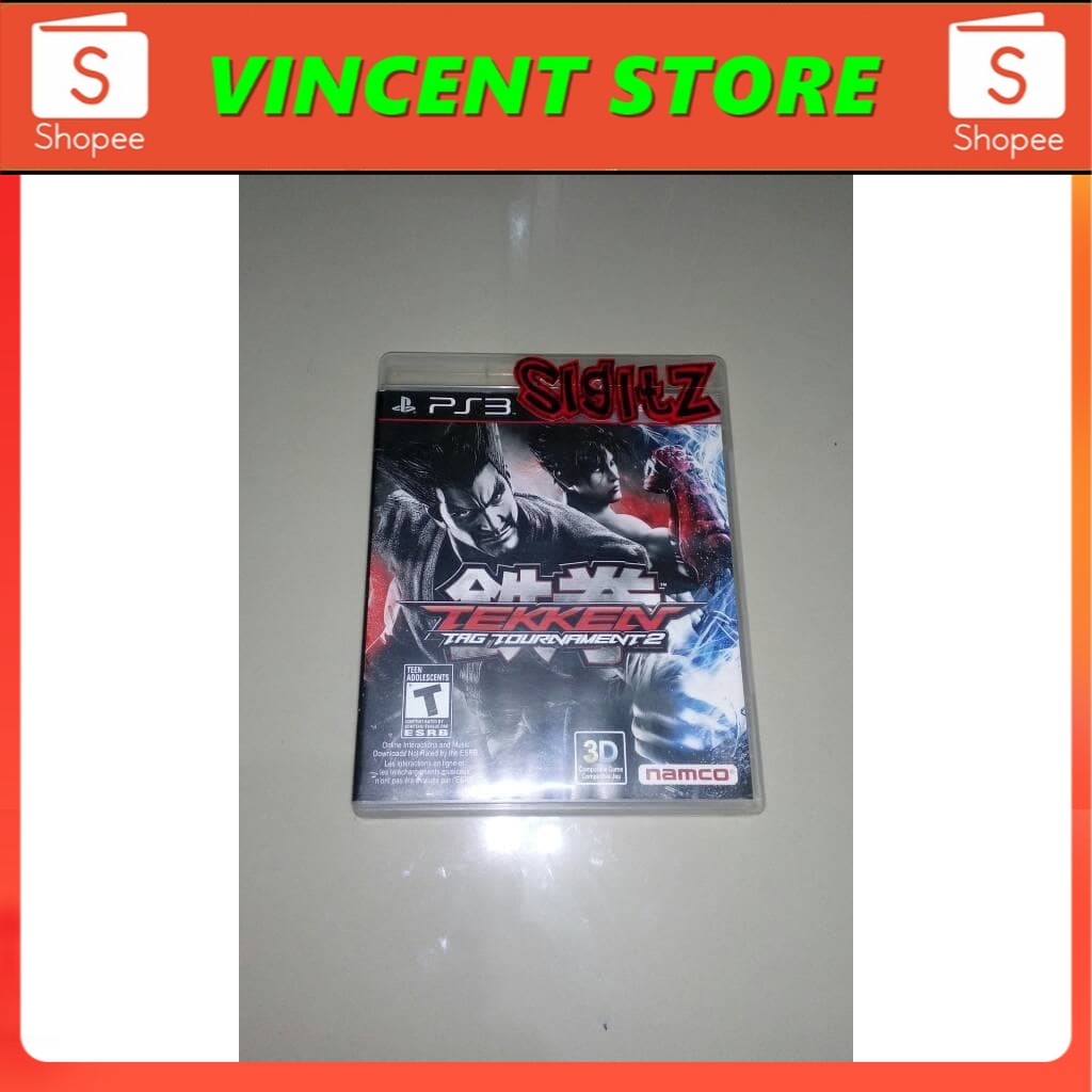 PRODUK ORIGINAL bd ps3 kaset game tekken tag tournament 2