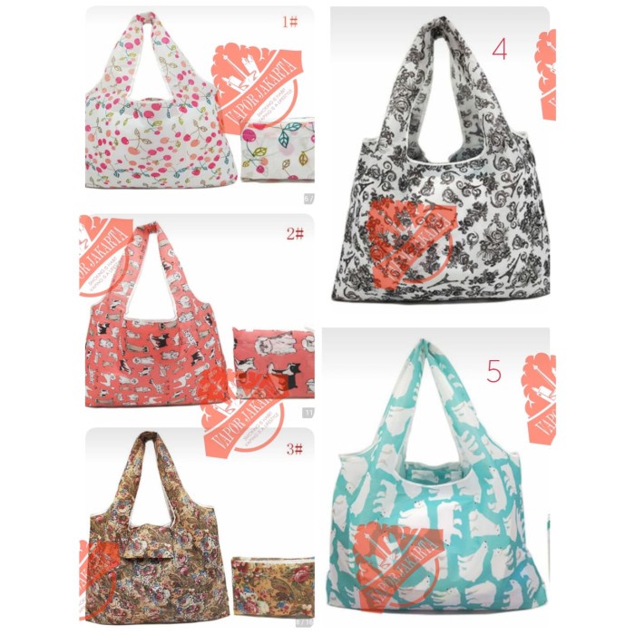 

PROMO Tas Lipat Belanja / Shopping Bag /Tas Lipat Go Green Reusable