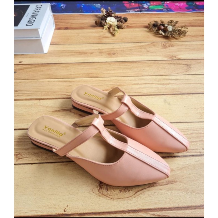 ABBUSHOES BR 07 bapau hak tahu mules virginia 3cm