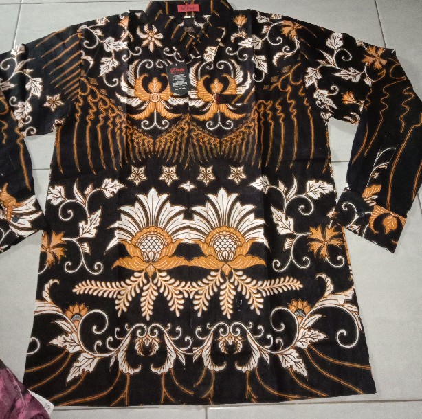 Trolistore Grosir Kemeja Batik Lengan Panjang Kbds
