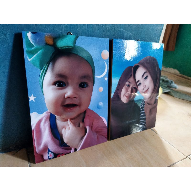 Jual POSTER KAYU CUSTOM / REQUEST FOTO SENDIRI / HIASAN DINDING