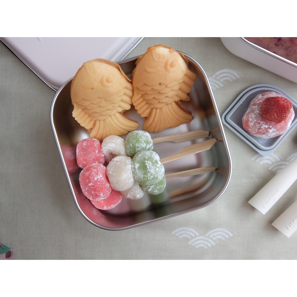 Miniware Grow Bento Snow Kotak Makan Stainless Lunch Box Anak Kotak Makan Mini Bayi Snack Cup