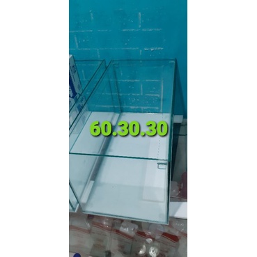 aquarium jogja 60x30x30 5mm via gosend gojek
