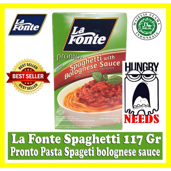 

PASTA-ANEKA- LA FONTE PRONTO SPAGHETTI WITH BOLOGNESE SAUCE 117 GR WITH MEAT -ANEKA-PASTA.
