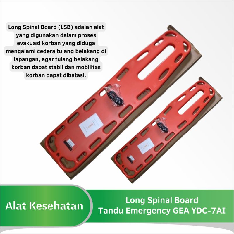 Jual Long Spinal Board GEA YDC7AI Spine Board Dolpin CPR Board Full
