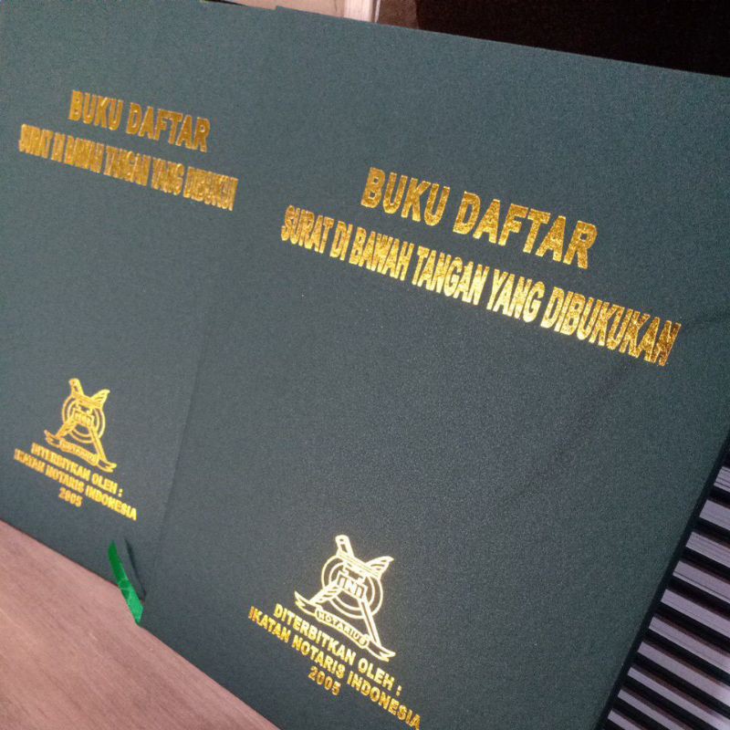 

HJK Buku Warmerking/Buku Daftar surat dibawah tangan yang dibukukan