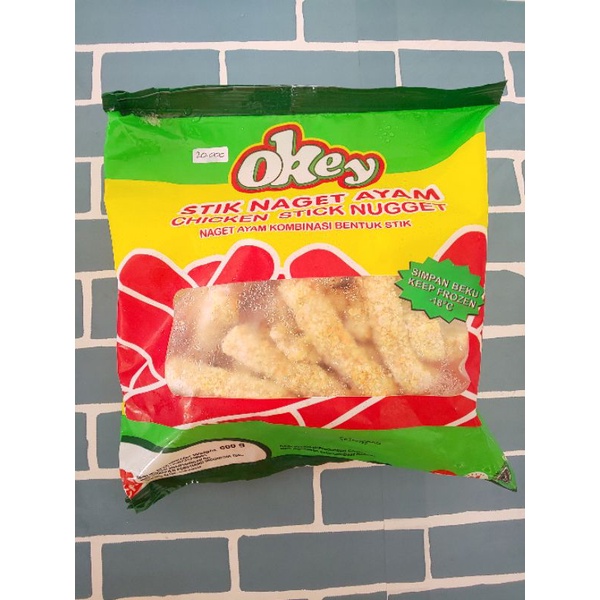 

FROZEN FOOD OKEY NAGET AYAM STIK 500gr