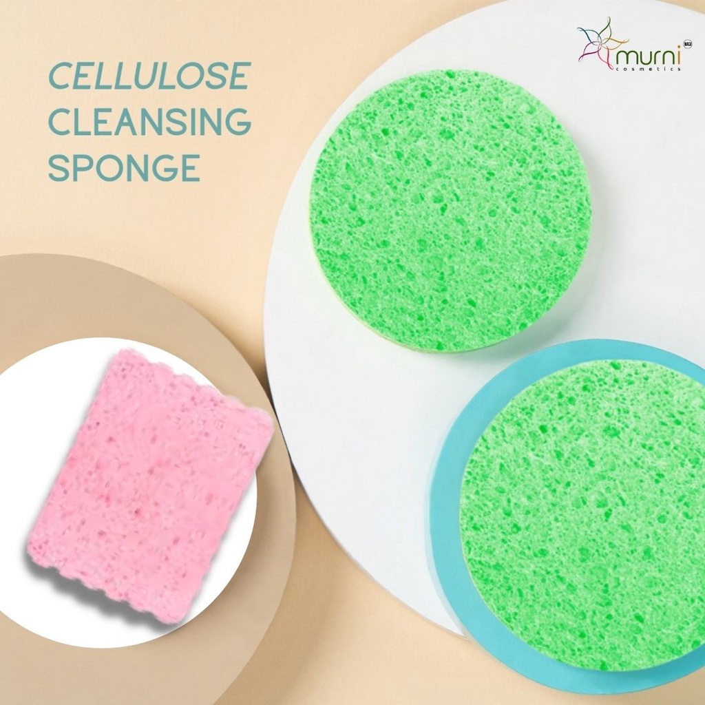 GLAMFIX CELLULOSE CLEANSING SPONGE 1PCS  RANDOM COLOR