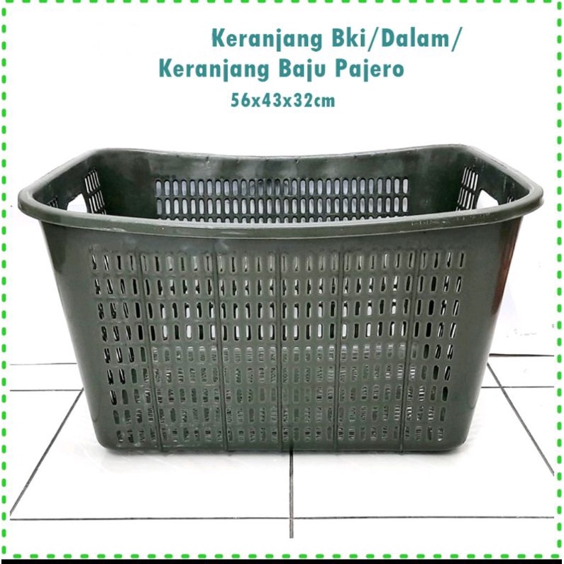 Keranjang baju Pajero tebal kuat  anti pecah / keranjang Pakaian besar jumbo / keranjang laundry / keranjang Serbaguna