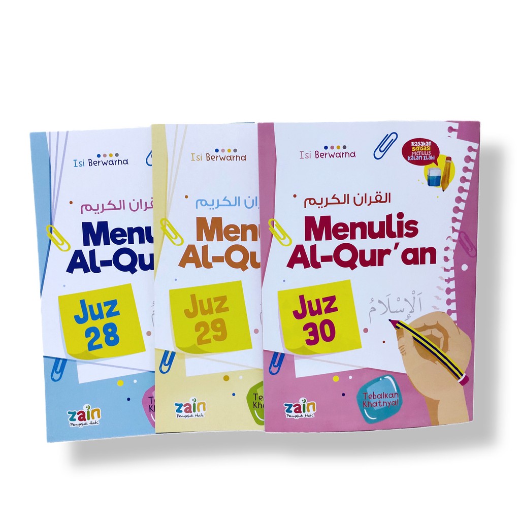 Menulis Alquran Juz 28 29 30 Penerbit Zain