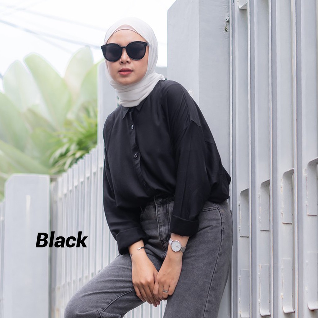 

Oversize Belrissa Shirt Black M15940 R11S6