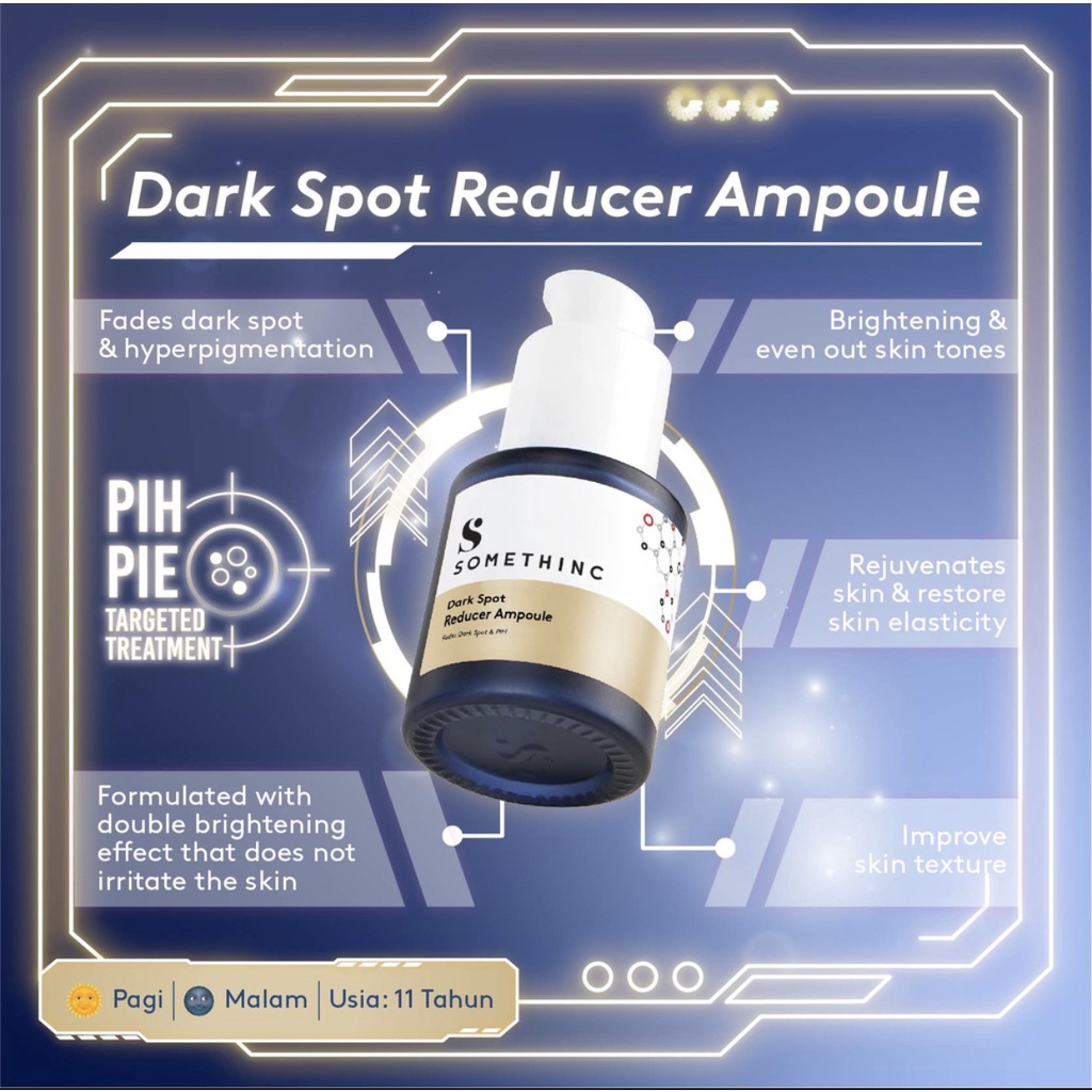 SOMETHINC Dark Spot Reducer Ampoule - 2x Power Samarkan Bekas Jerawat 20ml