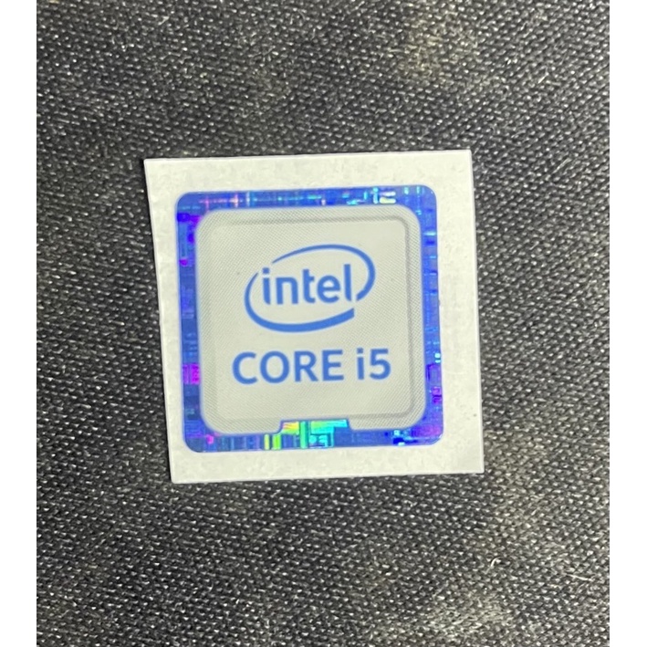 Sticker stiker logo intel Core i5 skylake ori