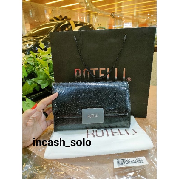 SALE CLUTCH ROTELLI art 721 (black)
