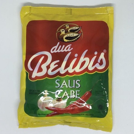 

Dua Belibis Saos Cabe Sachet 9gr 1 Pack isi 24pcs