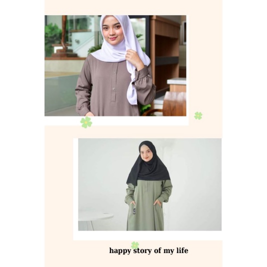 Paket Hemat 2 Pcs Gamis Zuneey Label Annashihah