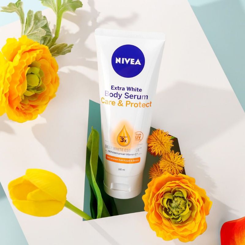 Nivea Extra White Body Serum Care & Protect 180 ml/Nivea Body Lotion/Nivea Hand Body Lotion/Nivea Bo