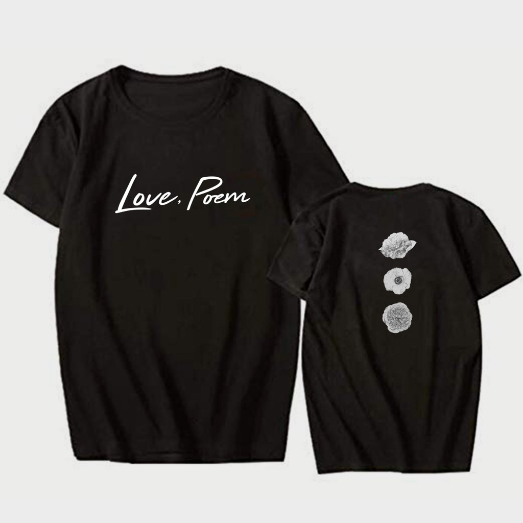 Kaos Kpop Unisex IU Love Poem