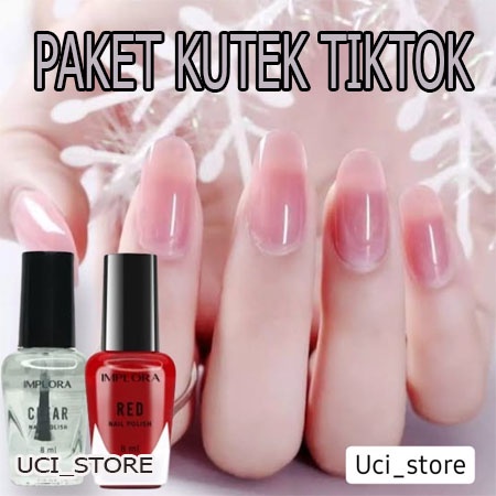 IMPLORA 2IN1 kutek halal muslimah 30 warna kutek lucu no peel off