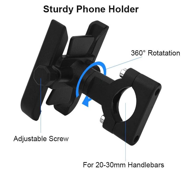 [KODE 8SYAE] holder hp motor besi/phone holder hp motor beat/holder hp motor stang/tempat hp di moto