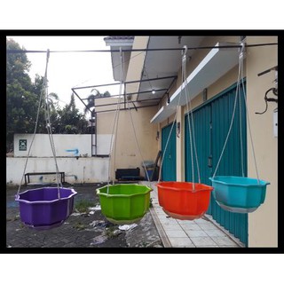 Produk Termurah Pot  Bunga  Gantung  Warni  Diameter 20Cm 