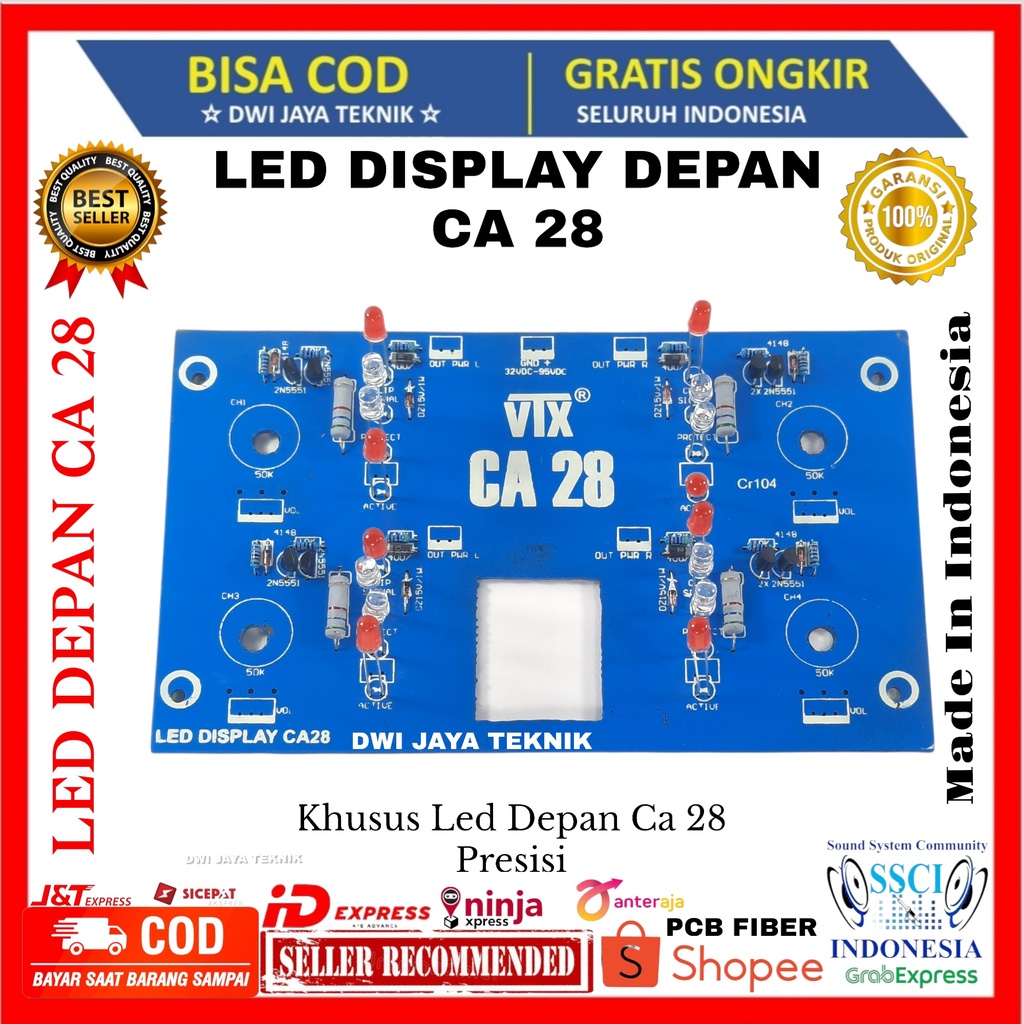 LED DISPLAY DEPAN CA 28